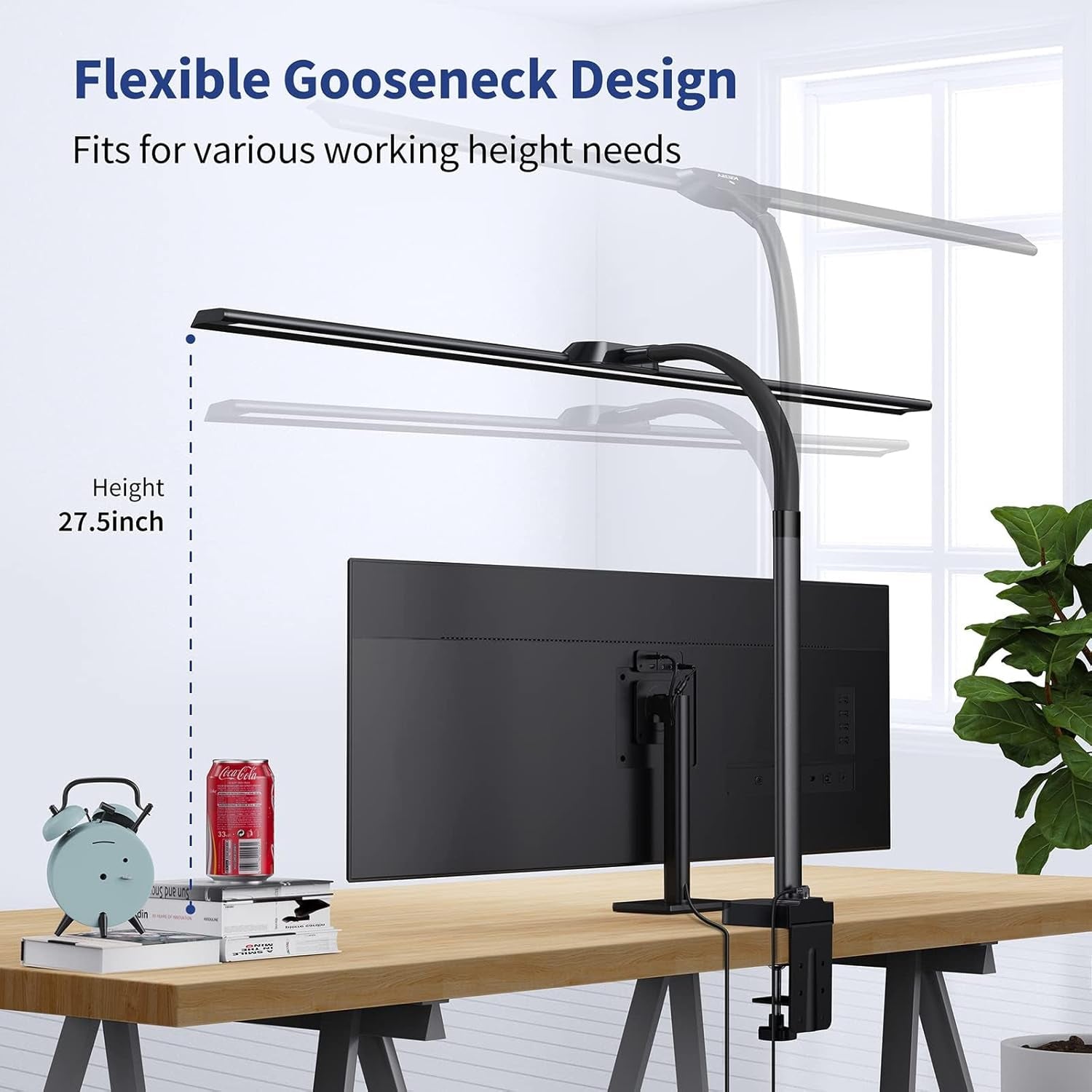 LED Desk Lamp - Adjustable - Light Bar