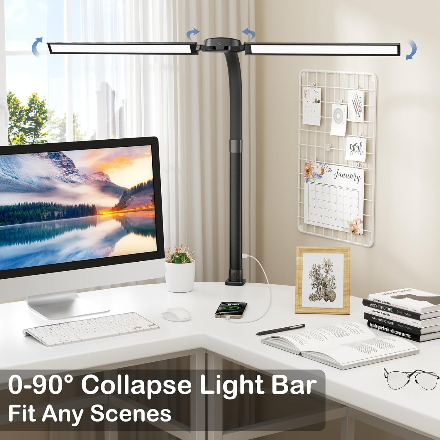 LED Desk Lamp - Adjustable - Light Bar